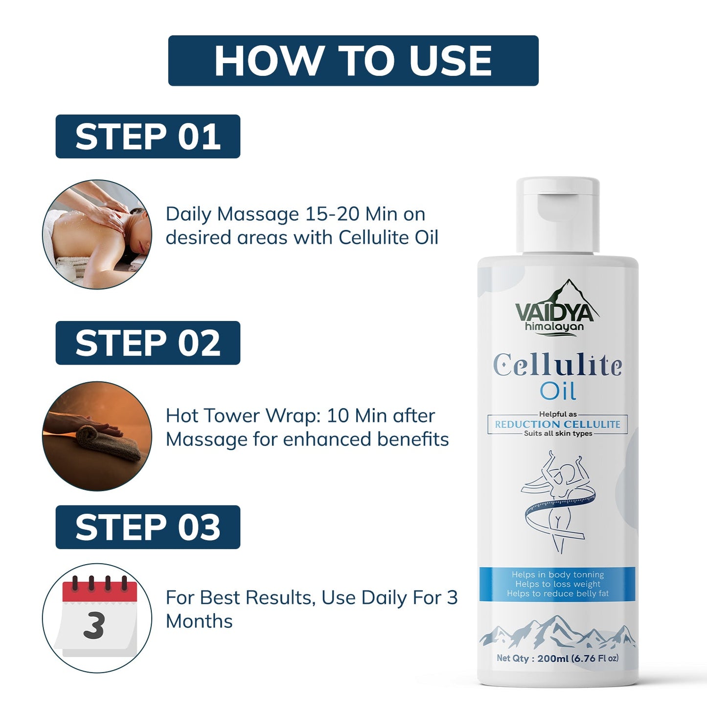 Vaidya Himalayan Cellulite oil 200 ml
