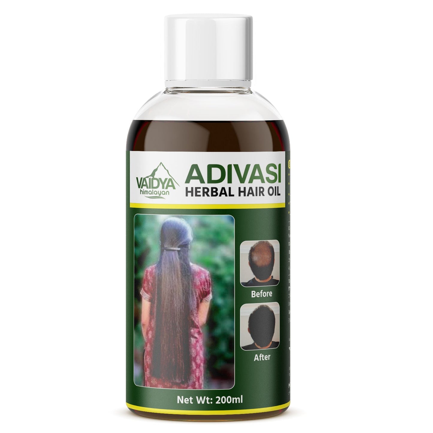 Vaidya Himalayan Hair Care Combo- Hair Grow + Adivasi Oil