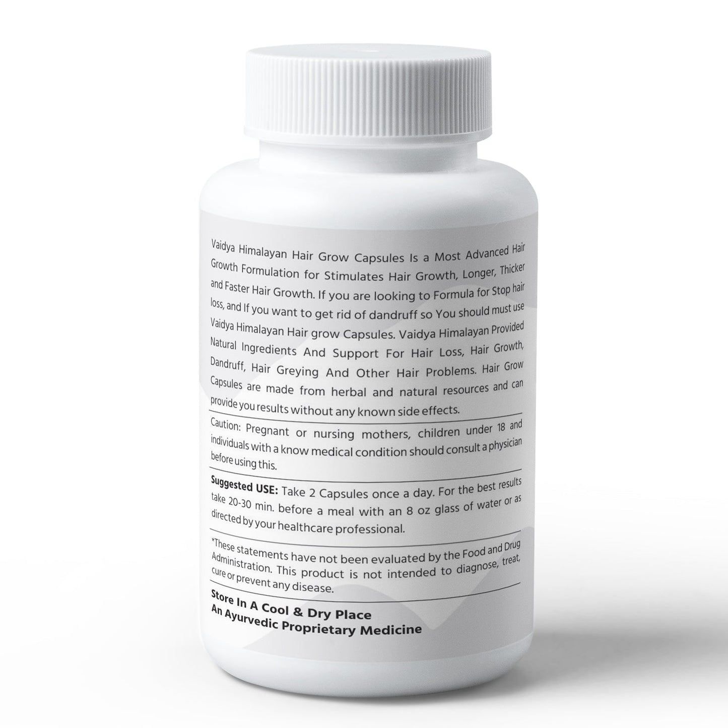 Vaidya Himalayan Hair Grow Capsules - 60 caps