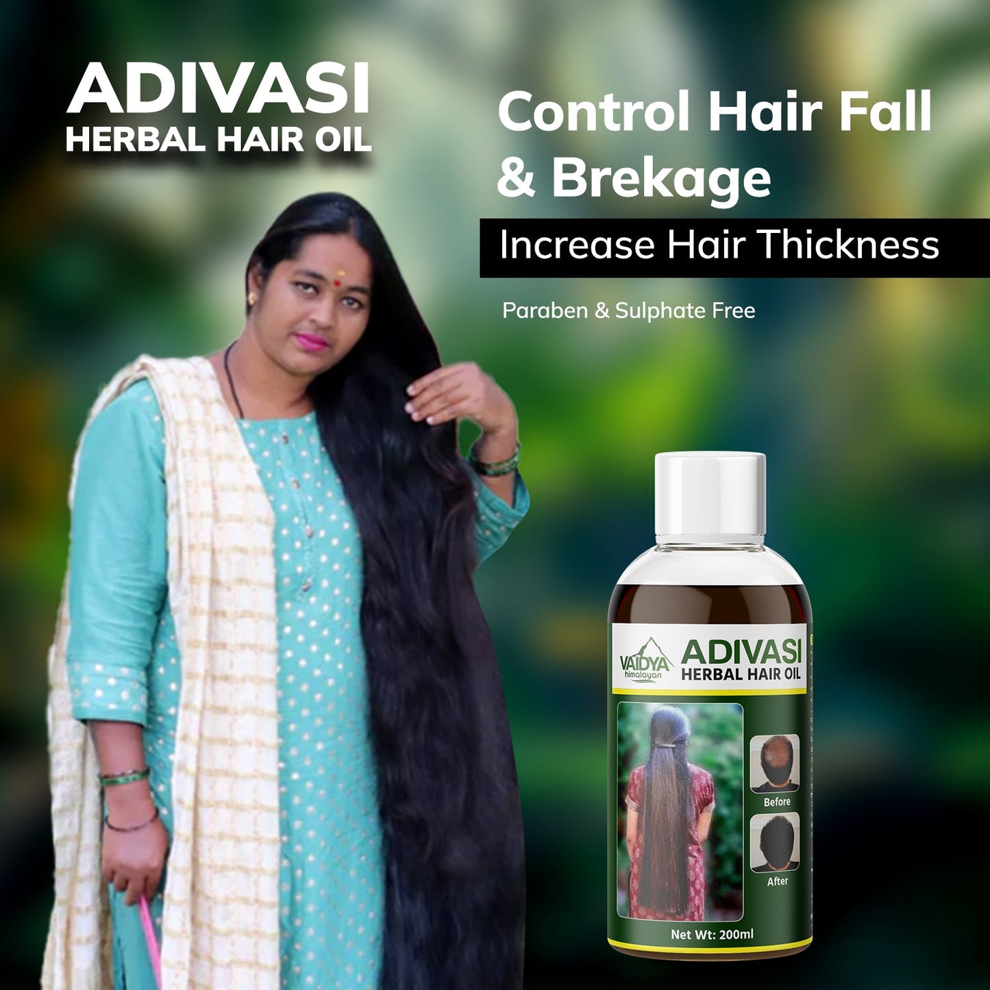 Vaidya Himalayan Adivasi Hair Oil