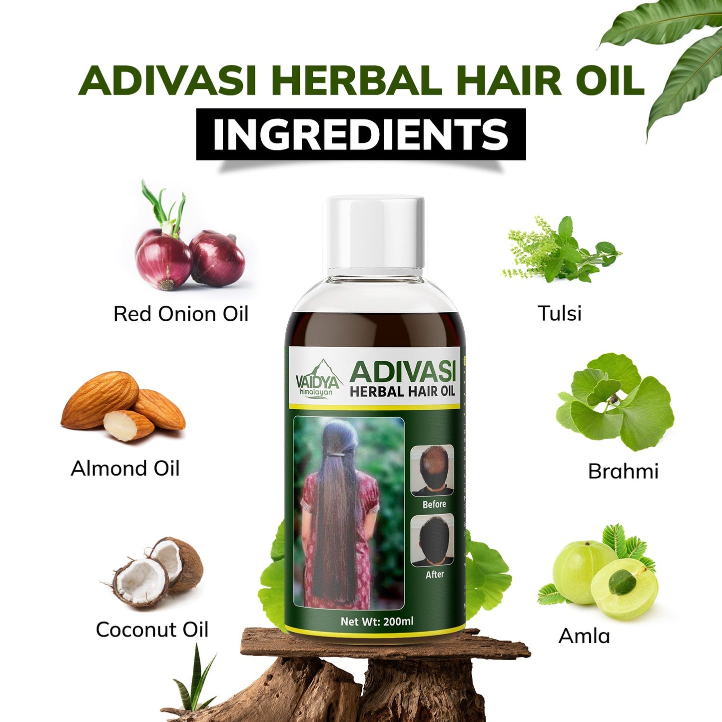 Vaidya Himalayan Adivasi Hair Oil