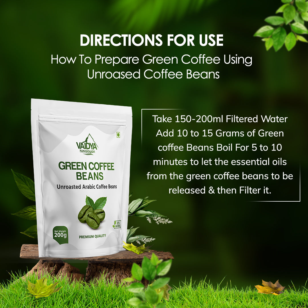 Vaidya Himalayan Green Coffee Beans 200g
