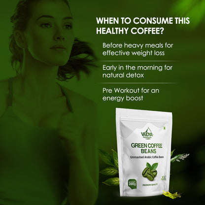 Vaidya Himalayan Green Coffee Beans 200g